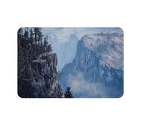 JTNWEC Zerbino con stampa di Mountain Cliff, morbido tappetino di benvenuto 40,6 x 61 cm, antiscivolo, tappetino per ingresso per cucina, bagno