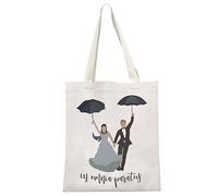 JTOUK Borsa a mano ispirata al programma televisivo Gil-more TV Show Merchandise Gift In Omnia Paratus Tote Bag per gli amanti delle serie TV, In Omnia Tote Eu, 13.78 inch x 14.96 inch, Large