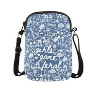 JTOUK Borsa a tracolla Bride Gone Feral per luna di miele, regalo per sposa procione, regalo di fidanzamento, Ragazze Feral Cr Eu, 5.91 Inches ×8.27 Inches