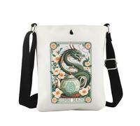 JTOUK Borsa a tracolla con drago, per i fan degli anime, Drago dei Tarocchi Cb Eu, 5.91 Inches ×8.27 Inches