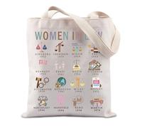 JTOUK Borsa a tracolla con scritta "Women In Law", con bilancia della giustizia, regalo per assistente legale, Borsa Donna in Legge Eu, 14.96”* 6.7”* 11.81” ,Large