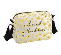 JTOUK Borsa a tracolla ispirata al programma televisivo con stelle cave, regalo a mille margherite gialle per i fan, Margherite Gialle Hkb Eu, 8.27 Inches × 5.91 Inches × 0.79 Inches