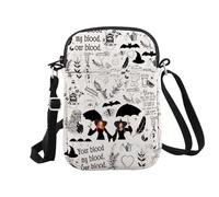 JTOUK Borsa a tracolla ispirata al programma televisivo magico per Halloween, regalo per fan della strega magica, Pratica Magia Cb Eu, 5.91 Inches ×8.27 Inches