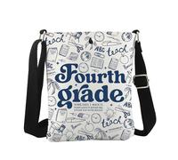 JTOUK Borsa a tracolla per il primo giorno di Kinder Garten, 1° grado, 2° grado, 3° grado, 4° grado, 5° grado, regalo per il rientro a scuola, per figlia e mamma, Quarto grado98cb Eu, 5.91 Inches ×