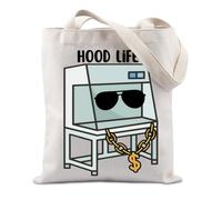 JTOUK Borsa da laboratorio con cappuccio da laboratorio, scienziato di laboratorio, scienziato, scienziato, ingegneria, matematica, regalo, Hood Life Tote EU