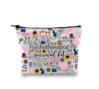 JTOUK, borsa per psicoterapeuta, kit di sopravvivenza per terapista della salute mentale, borsa per il trucco, regalo di ringraziamento per consulente psicologico, insegnante, alla moda