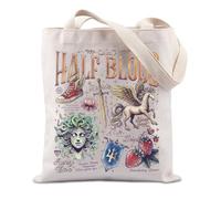 JTOUK Borsa tote a tema mitologia romana mitologia greca regalo per amanti dei libri regalo, Borsa Mezza Sangue UE, 14.96”* 6.7”* 11.81” ,Large