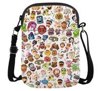 JTOUK Borsa tote ispirata alla serie TV It's Time To Meet Classic Character Group per i fan della commedia, Personaggio Mup Cr Avuto, 13.78 inch x 15.75 inch, Large