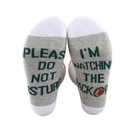 JTOUK Calzini da calcio con scritta "Please Do Not Disturb I'm Watching The P", regalo per uomo e donna, Guardando i Packers EU, One Size Tall