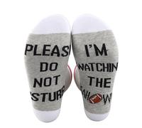 JTOUK Calzini della squadra di calcio regalo "Please Do Not Disturb I'm Watching The S Socks Seattle Gift, Guardare i Seahawks EU, One Size Tall