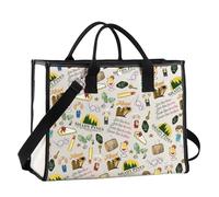 JTOUK Classic Sitcom - Borsa tote in tela ispirata al programma televisivo, merchandising regalo, regalo per sorelle e fan, Golden Lt Eu, 14.96”* 6.7”* 11.81” ,Large