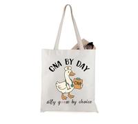 JTOUK CNA by Day Tote Bag Certified Nurse Nursing Assistant regalo CNA Laurea CNA Student Merch, Cna Tote Eu, 13.78 inch x 15.75 inch, Large