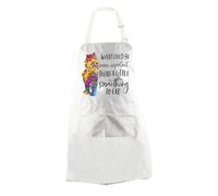 JTOUK Grembiule da cucina con orso Pooh e personaggi dei cartoni animati, regalo per amanti dei Pooh, Grembiule Pooh EU, 76.2cm x 68.6cm