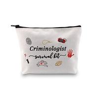 JTOUK Kit di Sopravvivenza Criminologo - Borsa per il Trucco Scena del Crimine - Regalo per Scienziato Forense, Investigatore, Studente di Criminologia - Survival Criminologist Bag Eu