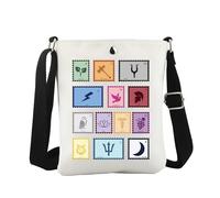 JTOUK Percy Movie Gift - Borsa a tracolla ispirata alla mitologia greca, idea regalo per campo con mezzo sangue, Pjo Cb Eu, 6.5 Inches ×8.27 Inches