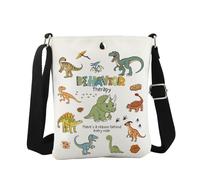 JTOUK Terapia comportamentale a tracolla con dinosauro per pediatria ABA RBT BCBA regalo SPED insegnante regalo, Motivo dietro Cb Eu