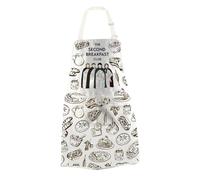 JTOUK The Second Breakfast Club, grembiule da cucina per i fan del film Merch Fantasy, Second Breakfast Grembiule EU, 30" x 27"