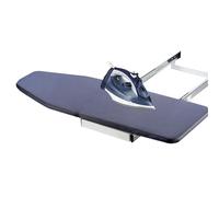 JTPMYFT ASSE da Stiro Estensibile con Rivestimento Resistente al Calore; può Essere estratto e riposto in Un Mobile for Risparmiare Spazio; Adatto for armadi e mobili.(Gray)