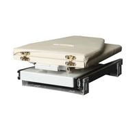 JTPMYFT ASSE da Stiro Estensibile, Design Estraibile, può Essere riposto all'Interno di Un Mobile; Adatto for l'uso in armadi e mobili.(Khaki)