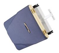 JTPMYFT ASSE da Stiro Estraibile for armadi, ASSE da Stiro Incorporato, può Essere riposto all'Interno di Un Armadio e Ruota di 180°, Adatto for Guardaroba.(Dark Gray-Blue)