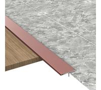 JTPMYFT Le Strisce di Transizione a T vengono utilizzate for collegare Le Fessure del Pavimento. Queste robuste Strisce for Bordi del Pavimento Sono Adatte for Fessure del Pavimento Entro 1 cm.(Red)