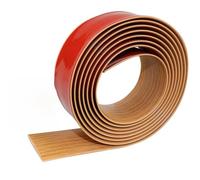 JTPMYFT Strisce di Transizione autoadesive for Pavimenti, Separatori Piatti in Vinile, utilizzati for collegare Le Fessure del Pavimento, Adatti for Fessure tra 1 e 2 cm.(Yellow Oak,4cm)