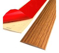 JTPMYFT Strisce di Transizione autoadesive for Pavimenti, Separatori Piatti in Vinile, utilizzati for collegare Le Fessure del Pavimento, Adatti for Fessure comprese tra 1 cm e 2 cm.(Yellow Oak,5cm)