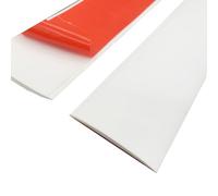 JTPMYFT Strisce di Transizione autoadesive for Pavimenti, Separatori Piatti in Vinile, utilizzati for collegare Le Fessure del Pavimento, Adatti for Fessure comprese tra 1 cm e 2 cm.(White,4cm)