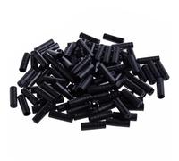JTQYFI 100 pezzi 4 Mm/5 Mm Black Bike Deragliatore Leva del Cambio E Cavo Freno Alloggiamento Cavi Ferrule Terminali Cavi Freno Filo Punte Set