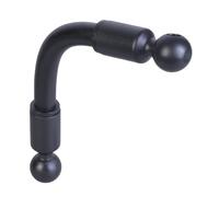 JTQYFI 17 mm a 17 mm palla composita adattatore 360 gradi adattatore rotativo asta asta per doppia grotta armatura standard industria braccio di montaggio