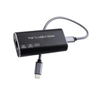 JTQYFI Adattatore da Ethernet a USB C con alimentatore USB C convertitori per laptop tablet smartphone per viaggi