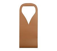 JTQYFI Borsa da vino in pelle PU, elegante porta vino, design elegante, per gli amanti del vino, regalo, marrone chiaro