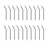 JTQYFI Bundle Con 20 Anti Booms Per Pesca Marina Alimentatori Angel Balance Connettori Per Una Migliore Presentazione Prevenzione Dei grovigli Esca Morbide