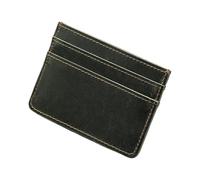 JTQYFI Custodia per carte di credito moderna e compatta in pelle PU con porta tessere. Conserva il tuo portafoglio al sicuro per l'uso quotidiano e il viaggio d'affari, verde scuro