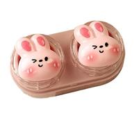 JTQYFI Custodia per lenti a contatto con pinzetta da indossare Custodia per lenti antiscivolo antispruzzo Custodia per lenti a contatto da viaggio Scatola immagazzinaggio per lenti a contatto