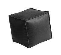 JTQYFI Elegante sgabello portaoggetti in pelle PU per la gestione dello spazio portatile Design dei sedili Pouf portaoggetti in pelle PU