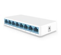 JTQYFI Fanless 8port 100 Mbit/S Ethernet hub di rete switch Ethernet per connettività senza interruzioni in home office