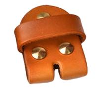JTQYFI Fibbia in pelle con attacco Keeper Crafting Maintenance, accessorio per cintura da donna, Giallo terra 36 mm, Taglia unica