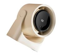 JTQYFI Funzionamento Silenzioso Ventilatore da Parete Costruzione in plastica Display Digitale della Temperatura Forniture Raffreddamento Adatto per Uso Interno Ventilatore Elettrico in ABS