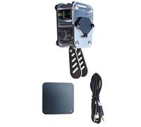 JTQYFI Keyer codice Morse Incluso Adattatore USB a 3, 5 mm Doppia Porta da 3, 5 mm Segnali Regolabili Collegamento Ordine Set Formazione Doppi Paddle
