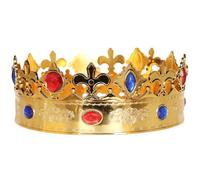 JTQYFI King Crowns Compleanno King Crowns Re Costume Accessorio Per Adulti Bambini Halloween Mascherate Festa di Compleanno