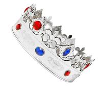 JTQYFI King Crowns Compleanno King Crowns Re Costume Accessorio Per Adulti Bambini Halloween Mascherate Festa di Compleanno