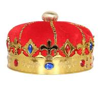 JTQYFI King Crowns Compleanno King Crowns Re Costume Accessorio Per Adulti Bambini Halloween Mascherate Festa di Compleanno