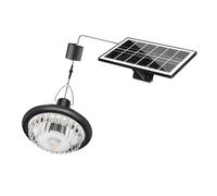 JTQYFI Lampadario in cristallo solare, lampada da esterno, resistente alle intemperie, design ABS PC acrilico, attenuazione automatica per giardino, terrazza, decorazione, lampadario esterno