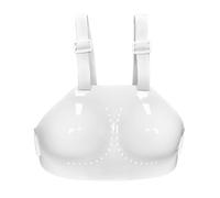 JTQYFI Pettorale da donna durante la scherma con cinturino regolabile, traspirante, protezione del seno, protezione del petto