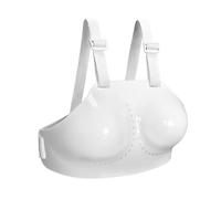 JTQYFI Pettorale da donna durante la scherma con cinturino regolabile, traspirante, protezione del seno, protezione del petto