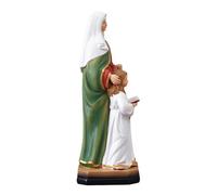 JTQYFI Religiosa Statua Ornamento Figurine Madre e Bambini Statua prete Dipinta a Mano Moderni Decorazioni per la casa, Regalo per Le Donne