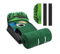 JTQYFI Tappetino da golf di alta qualità con vero comportamento di rotolamento e portabilità per il tappetino da allenamento a casa o sul campo da golf