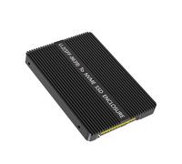 JTQYFI U.2 SFF 8639 A NVME Adattatore Scatola di installazione Efficiente Dipartimento del Calore Per U.2 A NVME Alloggiamento Alluminio