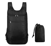JTQYFI Zaino da viaggio Splash Proof per arrampicata all'aperto, arrampicata, campeggio, impermeabile, all black